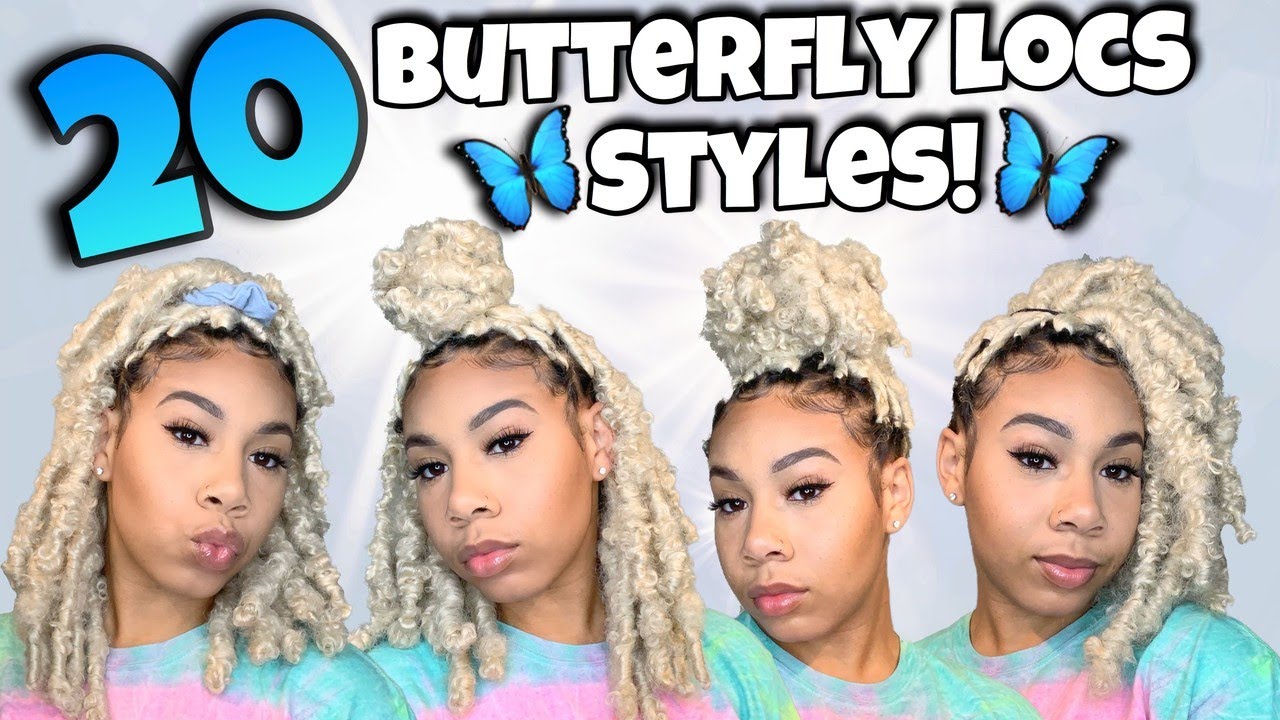 20 *EASY* BUTTERFLY LOCS HAIRSTYLES🦋