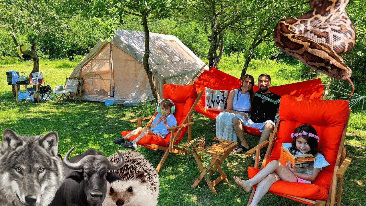 ÇAKALLARLA VE SÜRPRİZLERLE DOLU HAYVANLAR ALEMİ GİBİ BİR KAMP OLDU..!!!