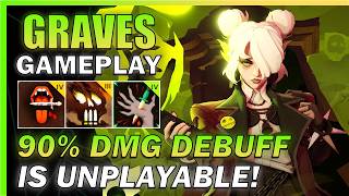 This Graves DEBUFF BUILD is NASTY (90% DMG DEBUFF is UNFAIR!) – Deadlock Gameplay