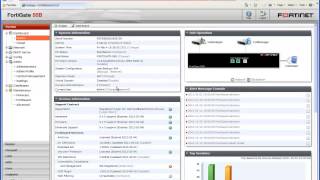 FortiGate Basic Setup and GUI Access