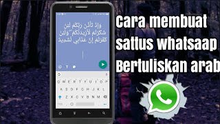 Cara membuat status arab di whatsapp