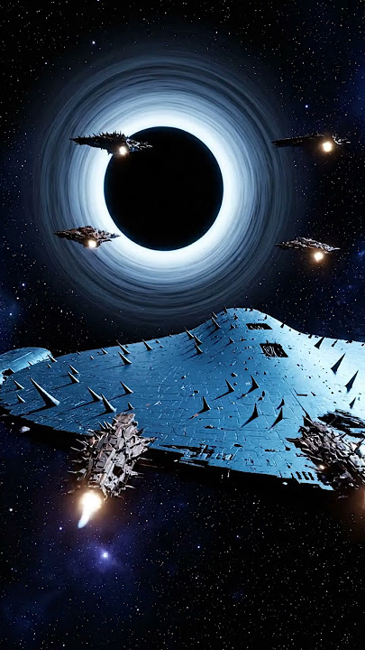 Space War Battle at the Black Hole #spacewar #shorts #animation