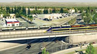Conceptual animation of grade separation options for high speed rail
in fresno, ca.