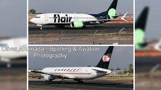 Doble Despegue Canadiense - CargoJet / Flair Airlines - B767 &amp; B737 - Aeropuerto de Guadalajara
