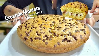 RICOTTA AND CHOCOLATE WHIPPED SHORTBREAD TART quick and easy JUST 1 SPOON 🥄