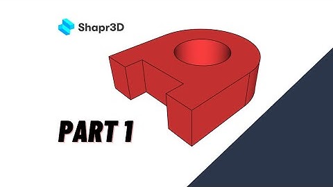 Shapr3d for absolute beginners - Part 1