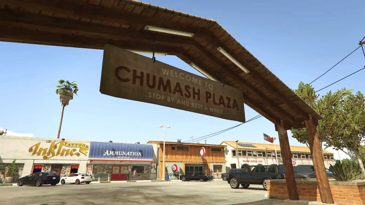 GTA V Just Walking Chumash Plaza Shopping Mall Chumash 05 YouTube 