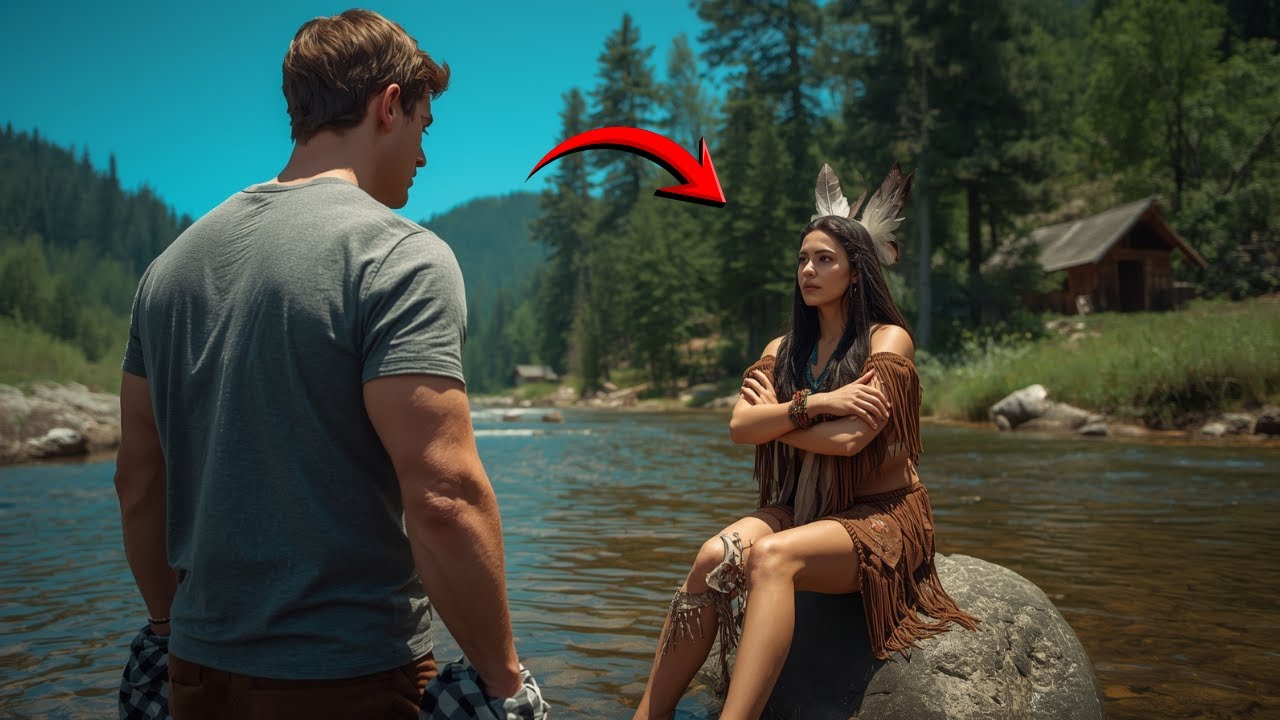 “My Clothes Were Swept Away by the Water,” Said the Apache Beauty —The Rancher Said, “Wear My Shirt.