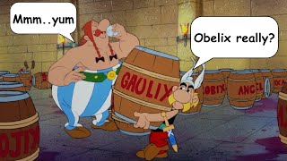 Obelix's Tipsy Tango: Epic Drunken Dubbing Shenanigans | Hilarious Asterix Comedy