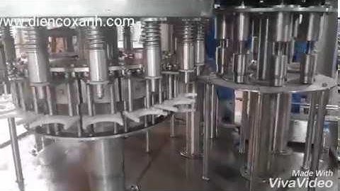 chế tạo DÂY CHUYỀN CHIẾT RÓT MÂM XOAY 3 TRONG 1