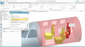 NX11 Assembly Extraction Path Guide Path Manually