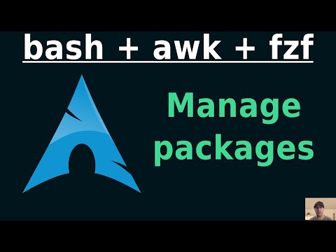 Bash + Awk + fzf to Manage Arch Packages