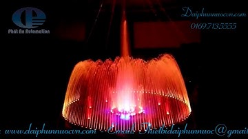 Nhạc nước bể tròn đường kính 10M