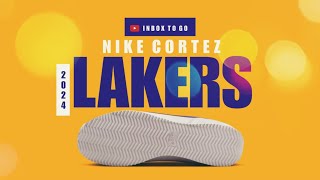 LOS ANGELES LAKERS 2024 Nike Cortez DETAILED LOOK + INFORMATION