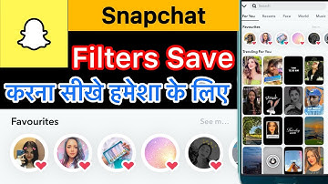 Snapchat Me Filter kaise Save kare || How to save snapchat Filter #snapchat #snapchatfilter