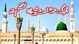 Bheek Ata Aye Nabi Muhtasham Ho - Mere Aaqa Nigahe Karam Ho - Lyrical Video - Naat Lyrics - New Naat