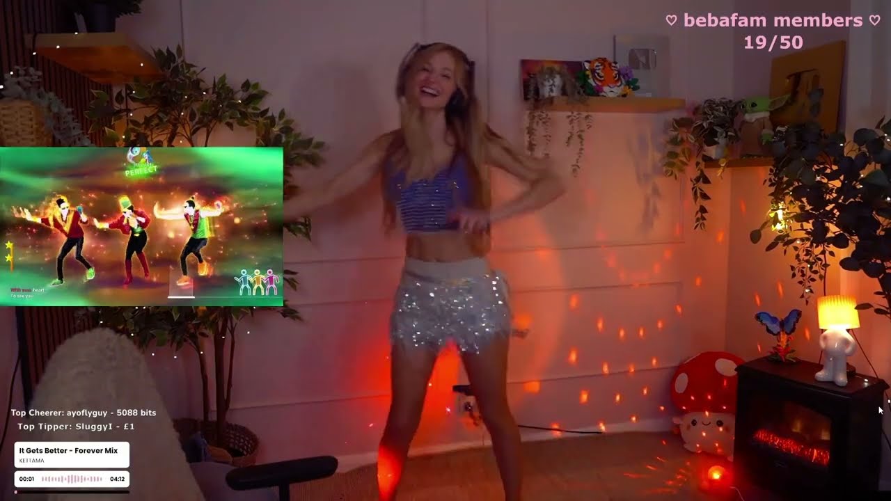 Bebahan dancing to September