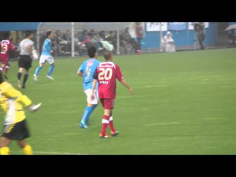2012 J2 第12節 ファジアーノ岡山 vs 横浜FC 後半 川又選手のシュート