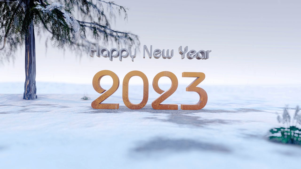 Happy New Year 2023 (Animated Text) - YouTube