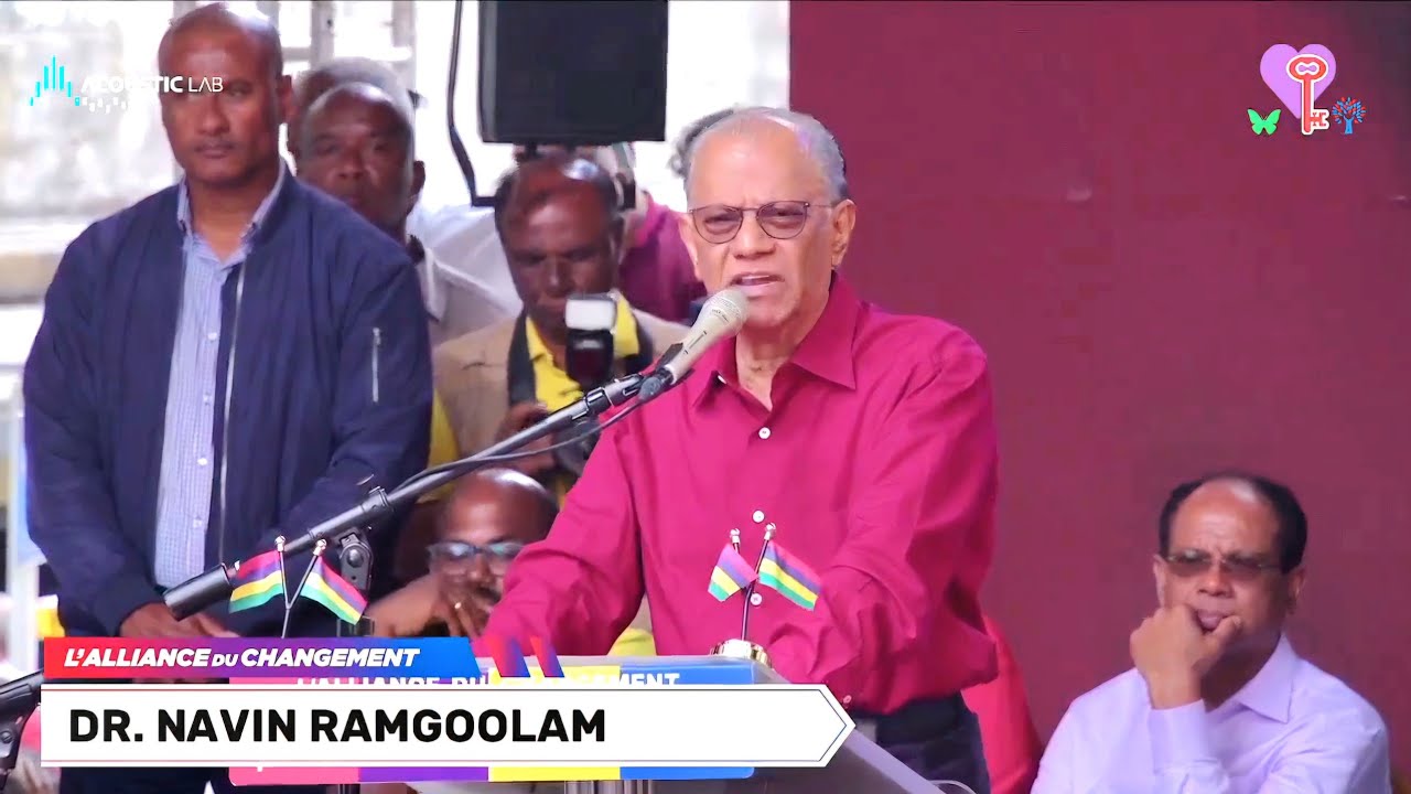 L’intervention de Navin Ramgoolam à Curepipe