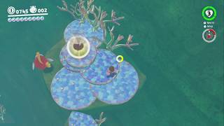 Gap in the Ocean Trench ~ Seaside Kingdom ~ Super Mario Odyssey - No Commentary 1bm