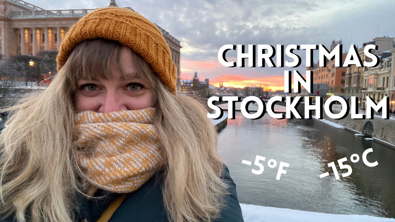 Покупка тканей и пряжи в Стокгольме! Снежный рождественский видеоблог из Швеции