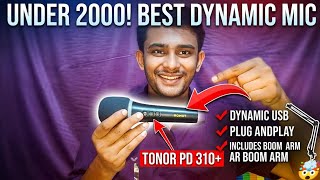 Under 2000 Best Dynamic Usb Plag And Play Microphone 🎤||Rgb Light Boom Arm For Gaming and Steaming 💥