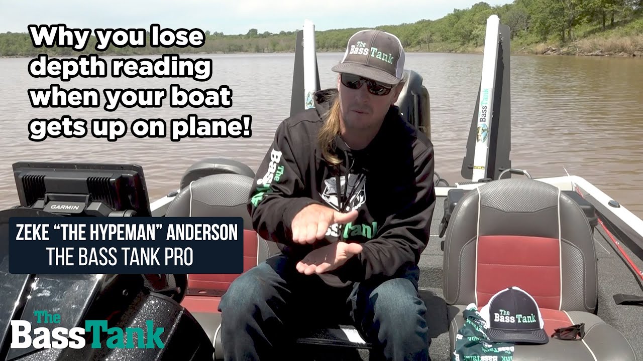 Why you lose depth reading when your boat gets up on plane