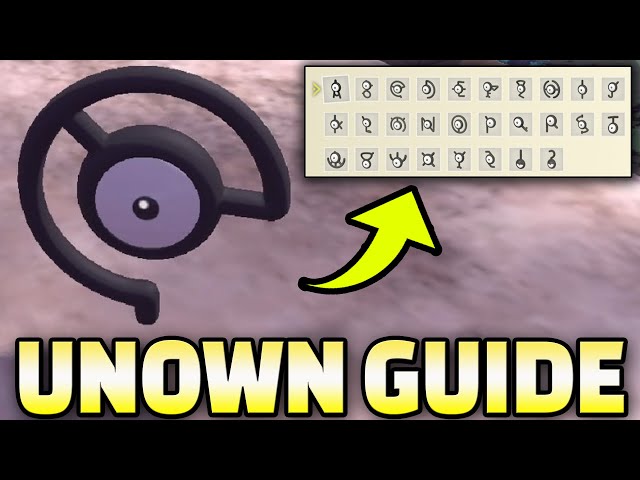 Pokémon Legends: Arceus' Unown locations: Where to find all 28