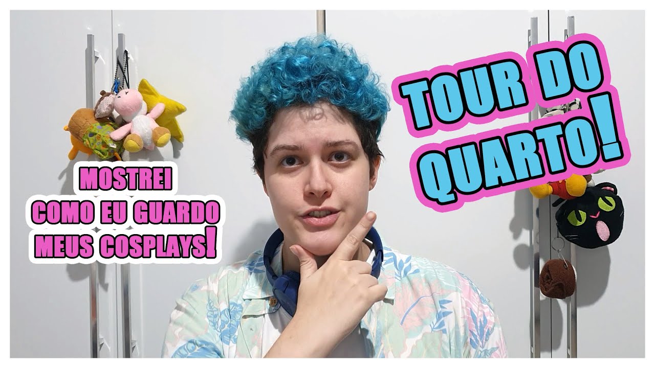 QUARTO DE COSPLAYER! Tour do meu quarto