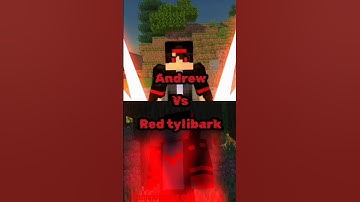 Andrew Vs Red Tylibark /(Shadow creeper Universe)/ #minecraftshorts #vs #shorts