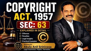 COPYRIGHT ACT 1957 Sec 63