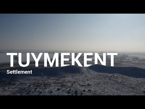 Tuymekent Settlement Drone Flight, Kazakhstan, Zhambyl region