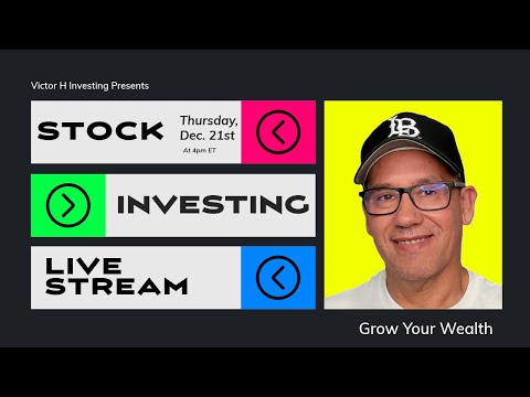Stock Investing Live Stream - NFL + Stock Analysis
