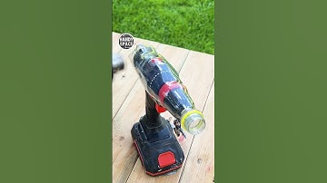 Protect Your Cordless Drill! A Trick with a Bottle #shorts #tools