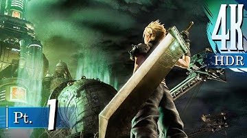 Final Fantasy 7 (VII) Remake - [4K/60fps HDR] (100%) Part 1 - Ch.1 The Destruction of Mako Reactor 1