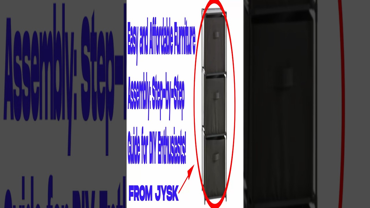 Easy and Affordable Furniture Assembly: Step-by-Step Guide for DIY