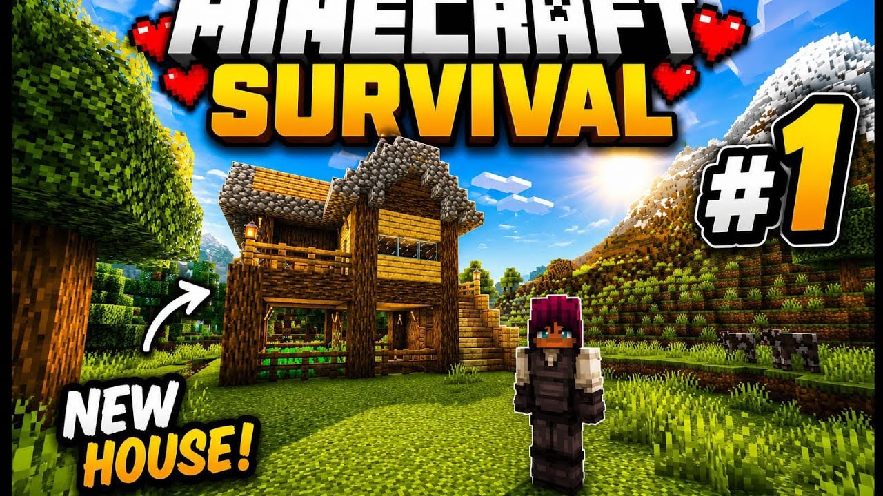 Minecraft Pe Survival series episode 1