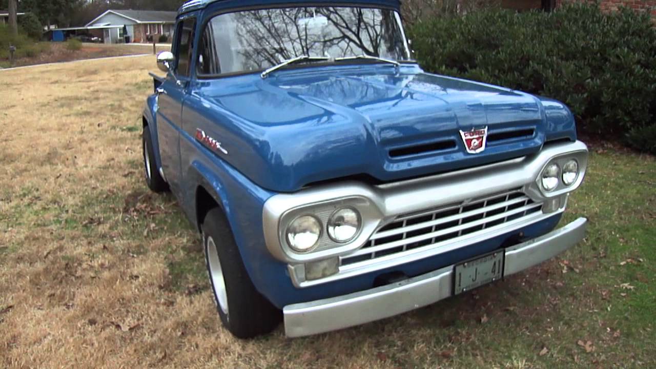 1960 Ford F100 Pickup Truck - YouTube
