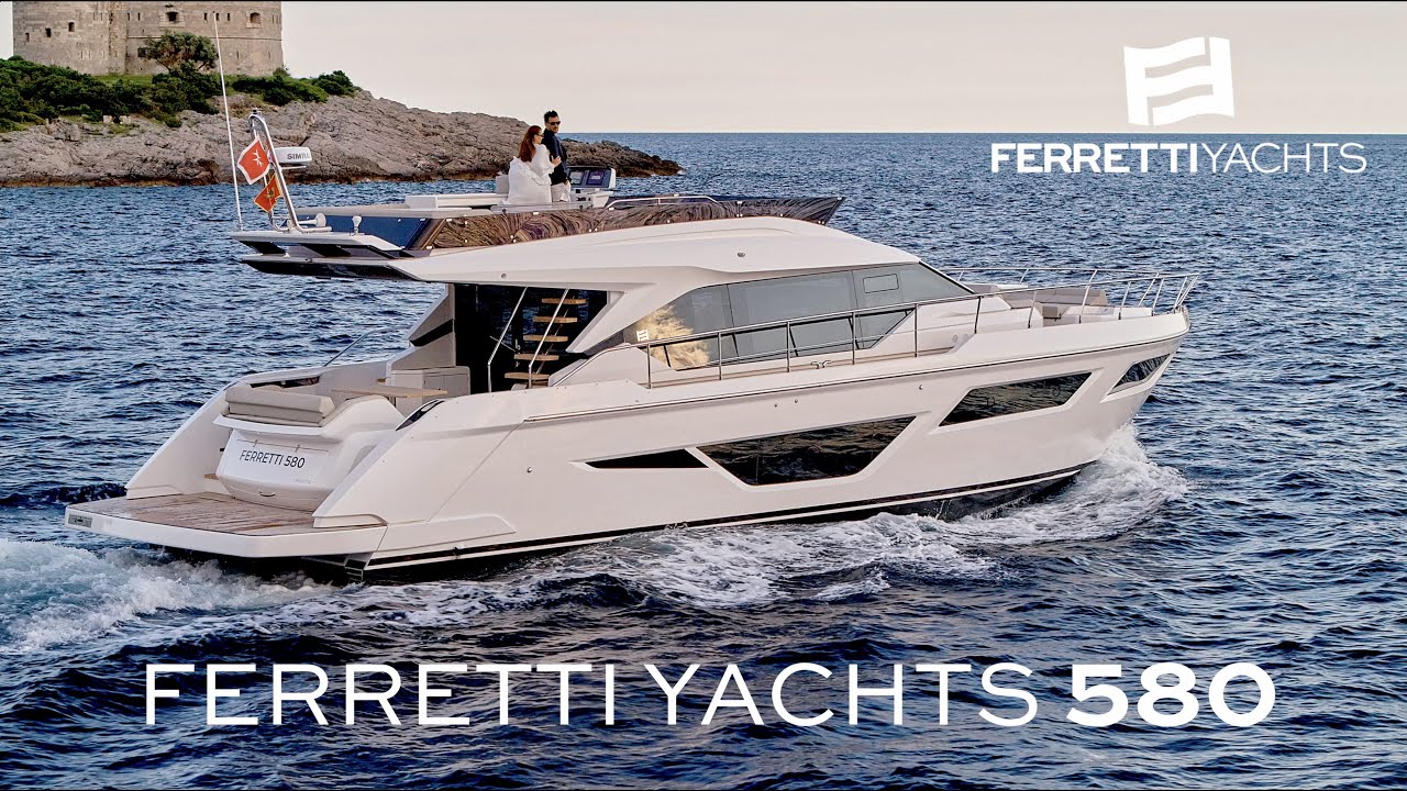 NEW Ferretti Yachts 580 - your private holiday