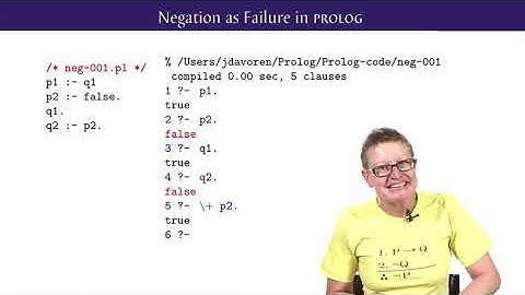 Logic : Language and Information || 05 6 5 Negation in PROLOG 6 55