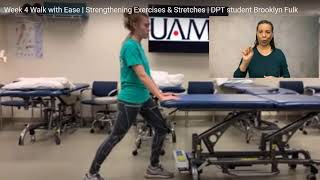 Week 4 Walk with Ease | Strengthening Exercises & Stretches [ASL]