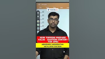 How Toppers Prepare Value‑Addition Content for UPSC | Vision IAS