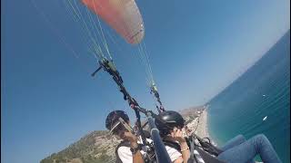 tandem jump from the mountain in Sicily