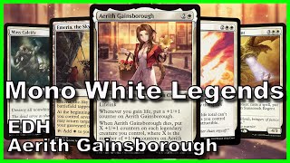 aerith mtg commander deck MTG Commander EDH Deck Aerith Gainsborough 100 Magic Cards Custom Deck  Final Fantasy Life Gain Counters main image 0
