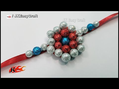 DIY Easy Rakhi for Raksha Bandhan | JK Easy Craft 256