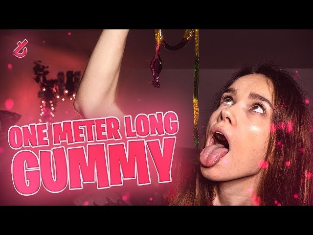 ASMR HUGE Gummy Licking, Kissing, Slurping - 🍬 #ASMR #Relaxing 17/100