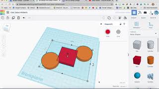 Align and Group in Tinkercad