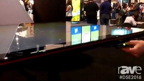 DSE 2016  Makitso Demos Height Adjustable Digital Signage Capacitive Touch Table   10Youtube com