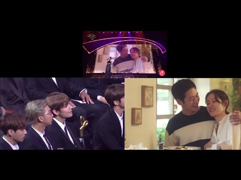 181024 BTS (방탄소년단) Reaction to Something in the rain (Pretty noona who buys me food) VCR